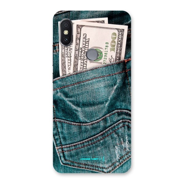Money in Jeans Back Case for Redmi Y2
