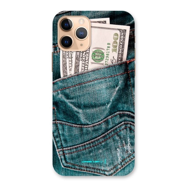 Money in Jeans Back Case for iPhone 11 Pro