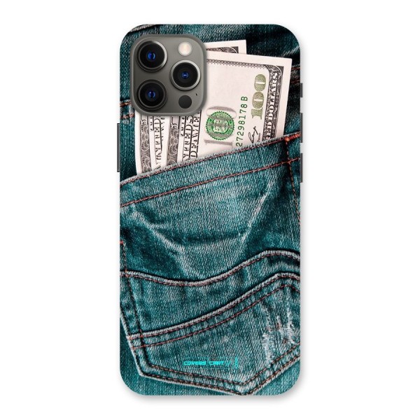 Money in Jeans Back Case for iPhone 12 Pro Max