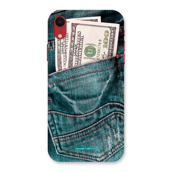 Money in Jeans Back Case for iPhone XR