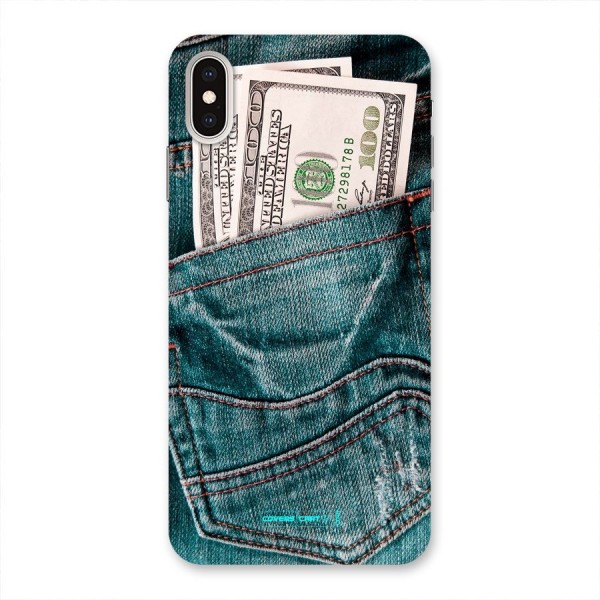 Money in Jeans Back Case for iPhone XS Max