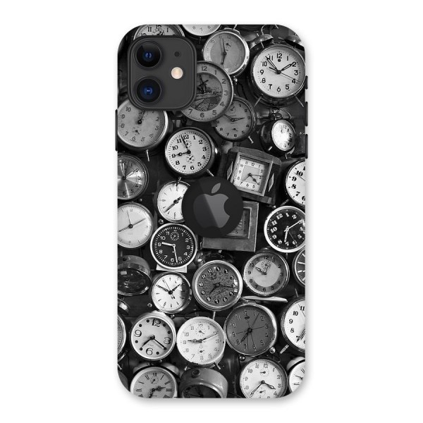 Monochrome Collection Back Case for iPhone 11 Logo Cut