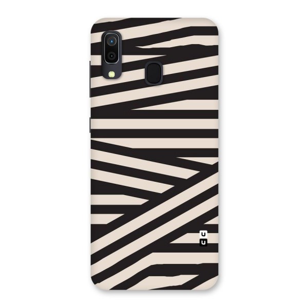 Monochrome Lines Back Case for Galaxy A20