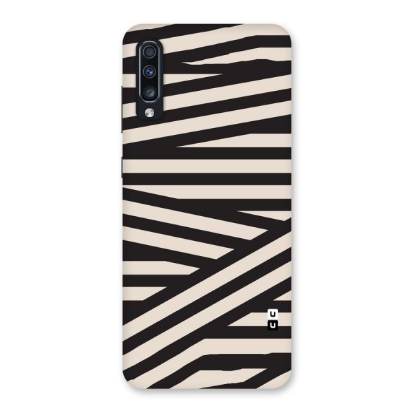 Monochrome Lines Back Case for Galaxy A70