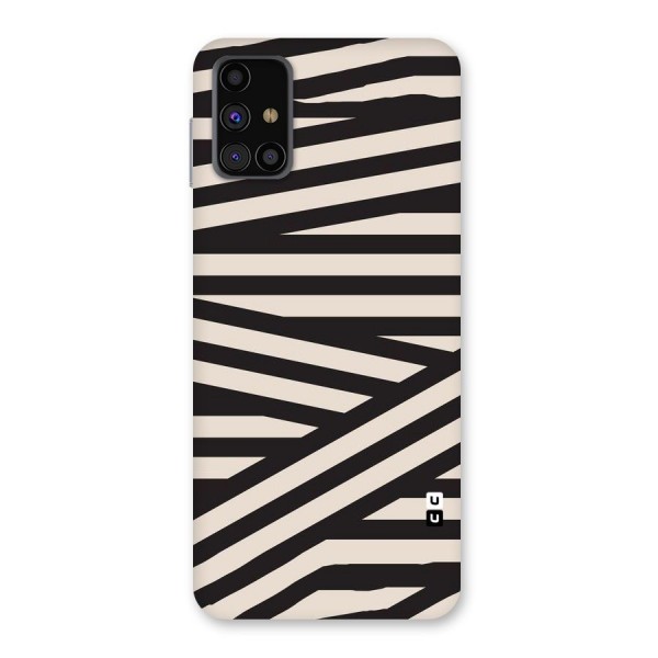 Monochrome Lines Back Case for Galaxy M31s