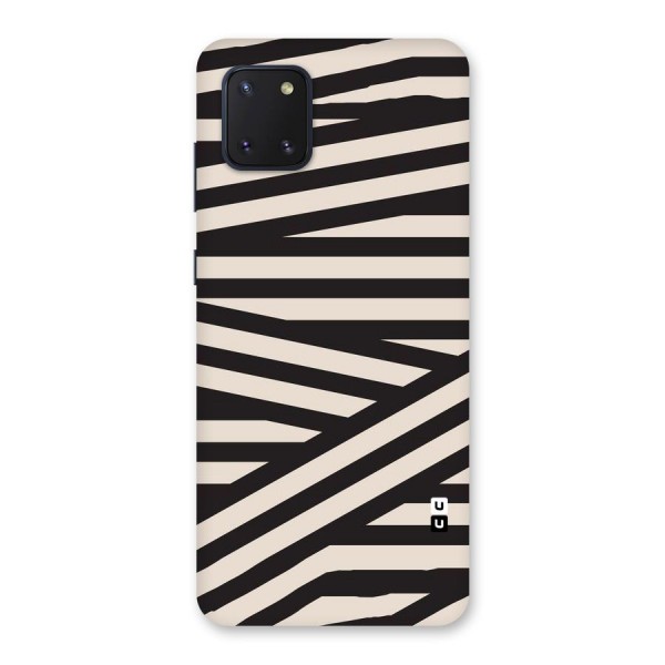 Monochrome Lines Back Case for Galaxy Note 10 Lite
