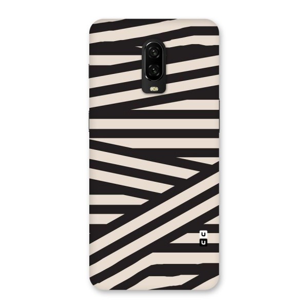 Monochrome Lines Back Case for OnePlus 6T