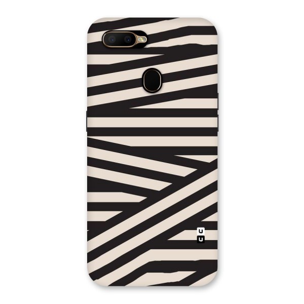 Monochrome Lines Back Case for Oppo A5s