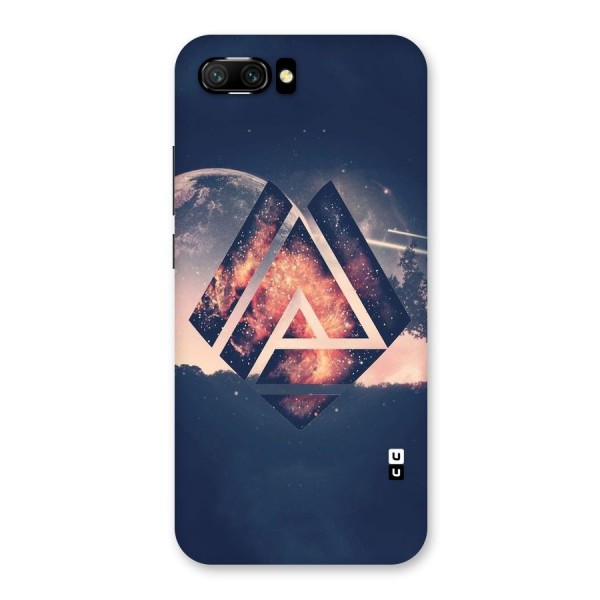 Moon Abstract Back Case for Honor 10
