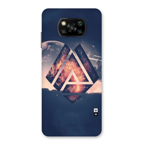 Moon Abstract Back Case for Poco X3