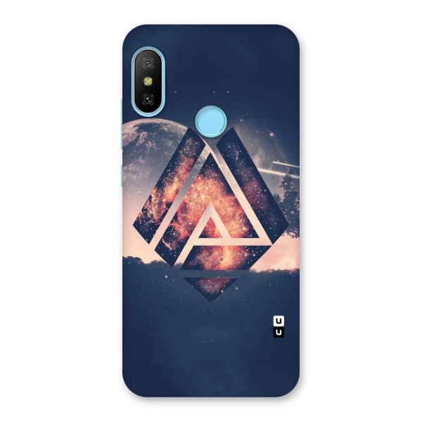 Moon Abstract Back Case for Redmi 6 Pro