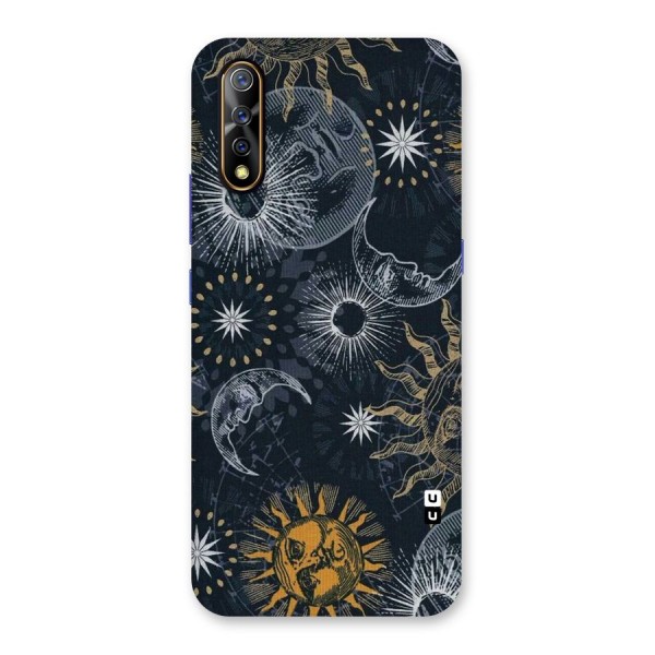 Moon And Sun Back Case for Vivo S1