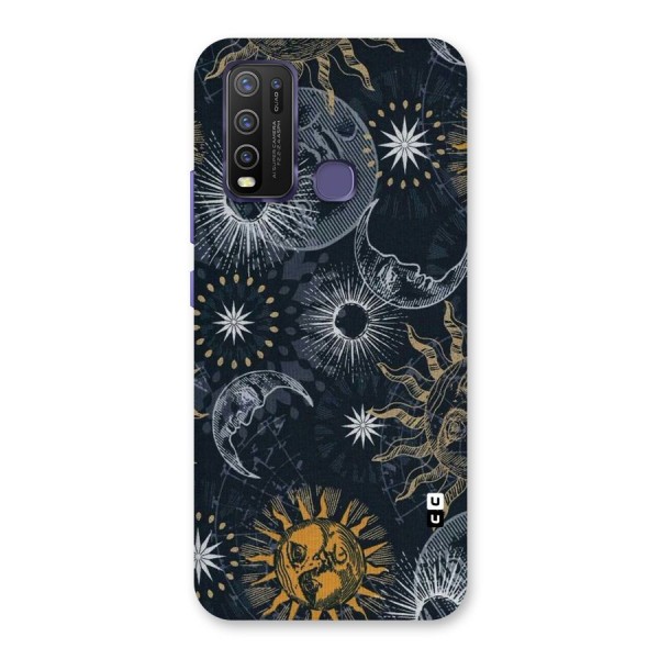 Moon And Sun Back Case for Vivo Y30
