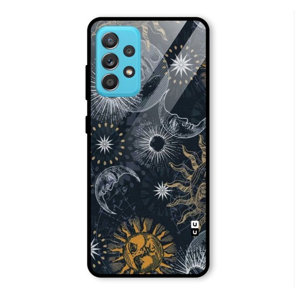 Moon And Sun Glass Back Case for Galaxy A52s 5G