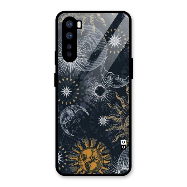 Moon And Sun Glass Back Case for OnePlus Nord