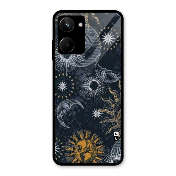 Moon And Sun Glass Back Case for Realme 10