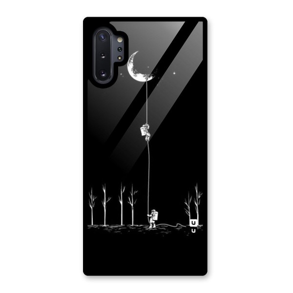 Moon Man Glass Back Case for Galaxy Note 10 Plus