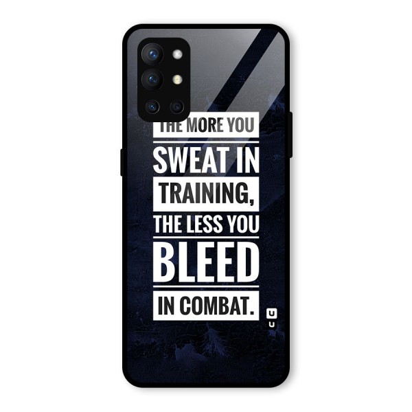 More You Sweat Less You Bleed Glass Back Case for OnePlus 9R