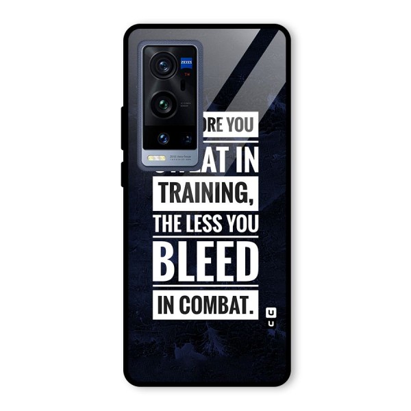 More You Sweat Less You Bleed Glass Back Case for Vivo X60 Pro Plus