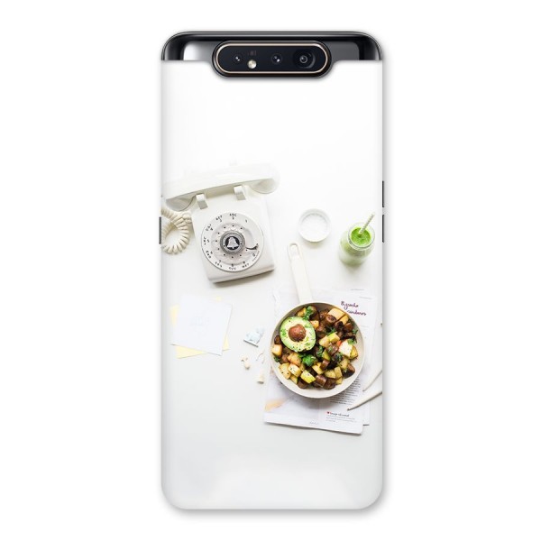 Morning Breakfast Back Case for Galaxy A80
