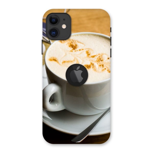 Morning Coffee Back Case for iPhone 11 Logo Cut