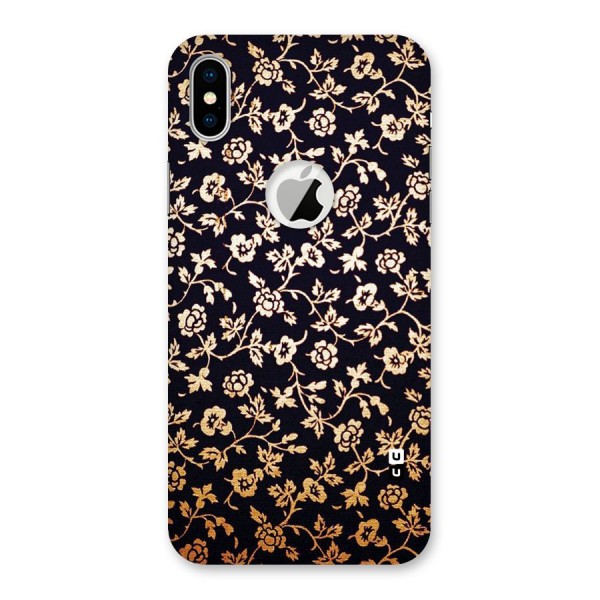 Most Beautiful Floral Back Case for iPhone X Logo Cut