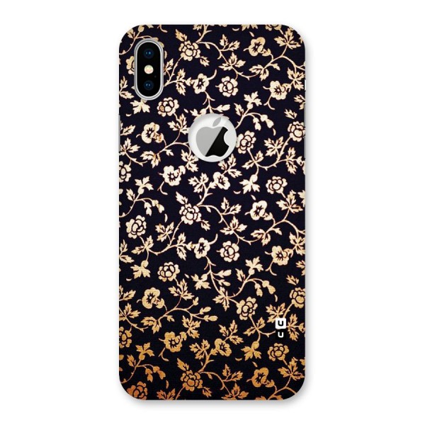 Most Beautiful Floral Back Case for iPhone X Logo Cut