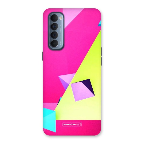 Motion Triangles Back Case for Reno4 Pro