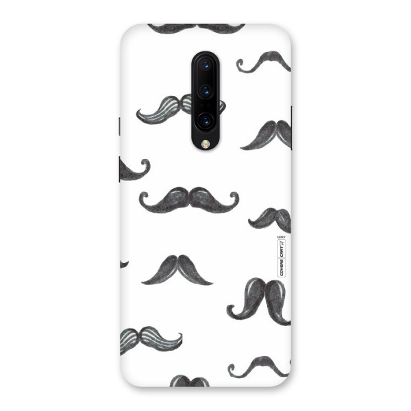 Moustache Pattern (Black) Back Case for OnePlus 7 Pro