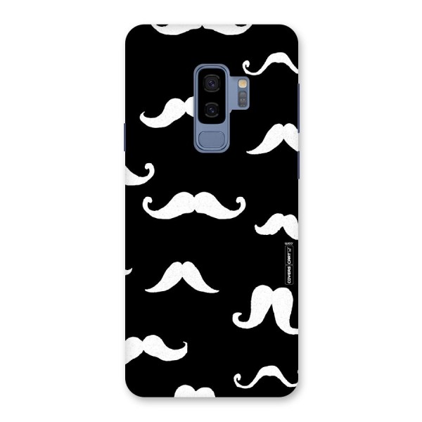 Moustache Pattern (White) Back Case for Galaxy S9 Plus