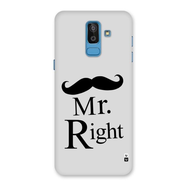 Mr. Right. Back Case for Galaxy J8