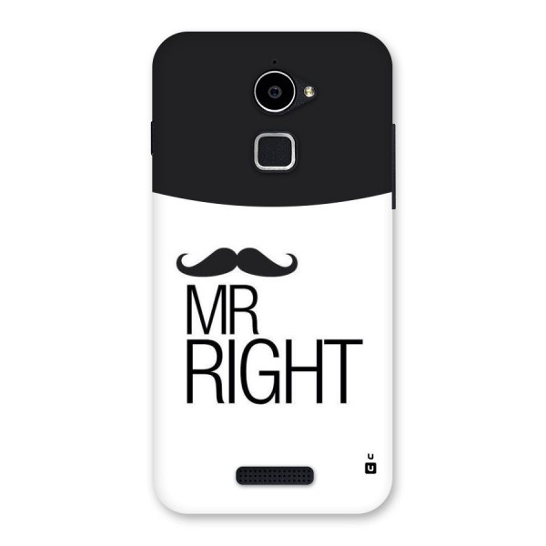 Mr. Right Moustache Back Case for Coolpad Note 3 Lite