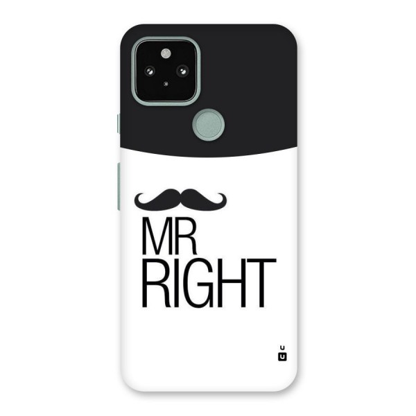 Mr. Right Moustache Back Case for Google Pixel 5