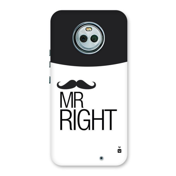 Mr. Right Moustache Back Case for Moto X4