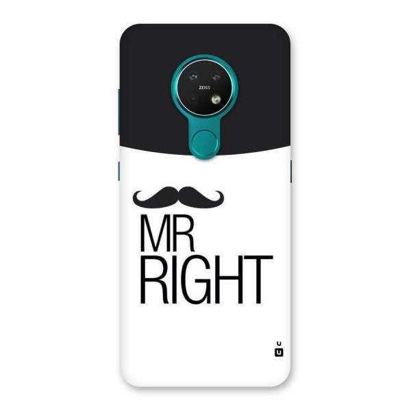 Mr. Right Moustache Back Case for Nokia 7.2