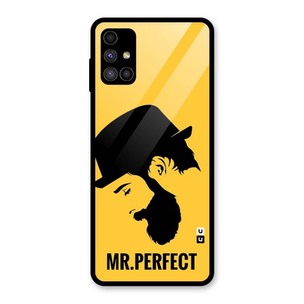 Mr Perfect Glass Back Case for Galaxy M51