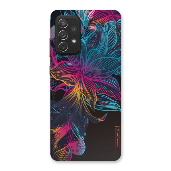 Multi-Colour Flowers Back Case for Galaxy A72