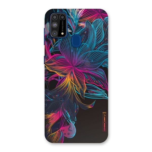 Multi-Colour Flowers Back Case for Galaxy F41