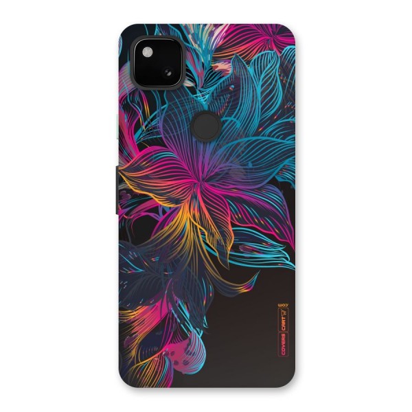 Multi-Colour Flowers Back Case for Google Pixel 4a