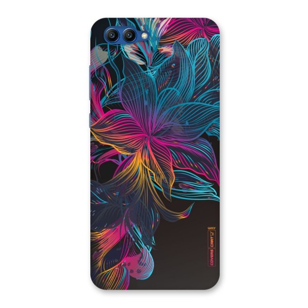 Multi-Colour Flowers Back Case for Honor View 10