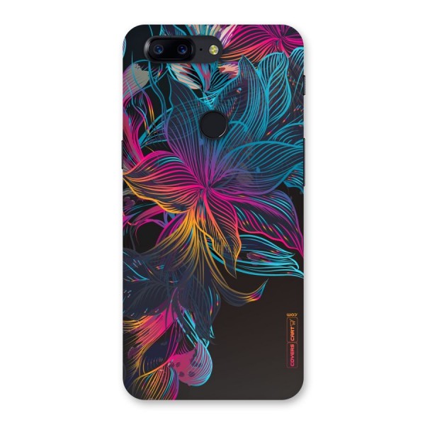 Multi-Colour Flowers Back Case for OnePlus 5T