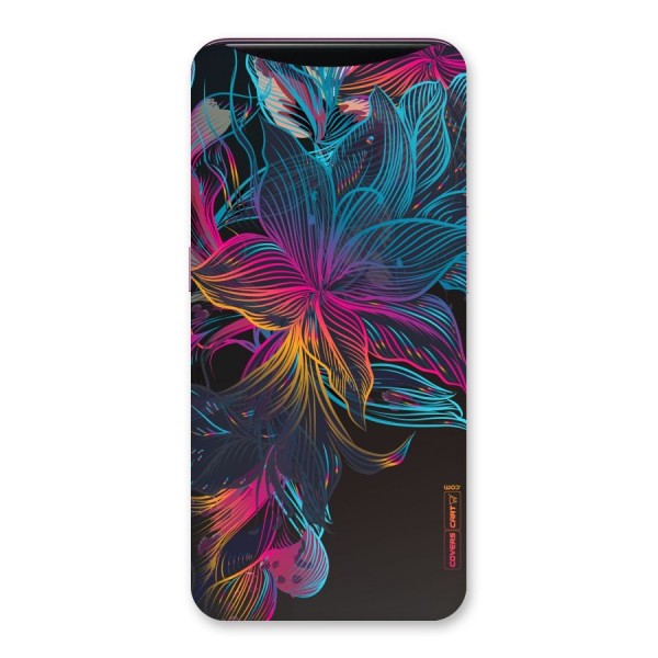 Multi-Colour Flowers Back Case for Oppo Find X