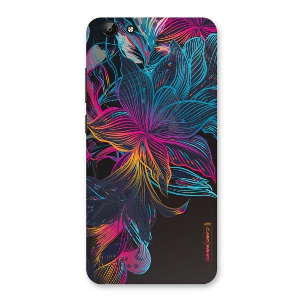 Multi-Colour Flowers Back Case for Vivo Y69