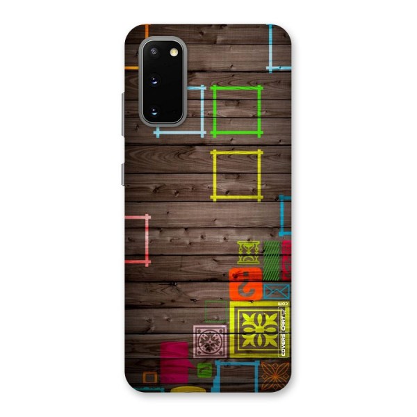 Multicolor Frame Design Back Case for Galaxy S20