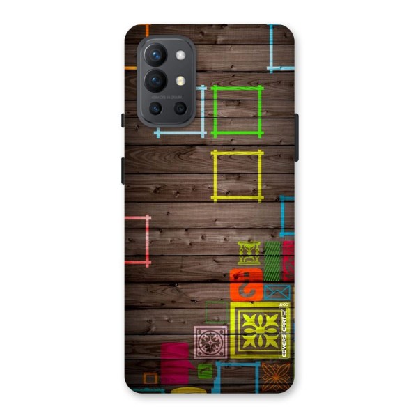Multicolor Frame Design Back Case for OnePlus 9R