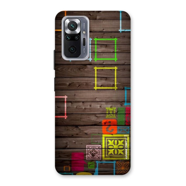 Multicolor Frame Design Back Case for Redmi Note 10 Pro Max