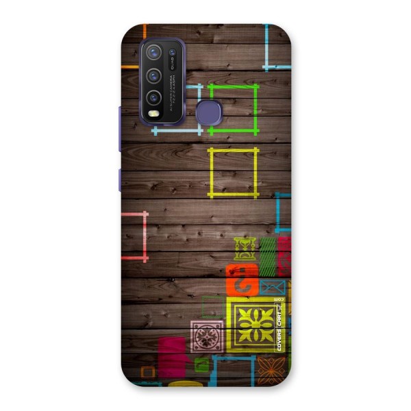 Multicolor Frame Design Back Case for Vivo Y30
