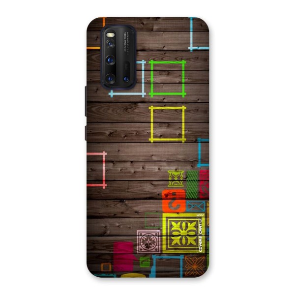 Multicolor Frame Design Back Case for Vivo iQOO 3