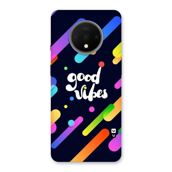 Multicolor Good Vibing Back Case for OnePlus 7T