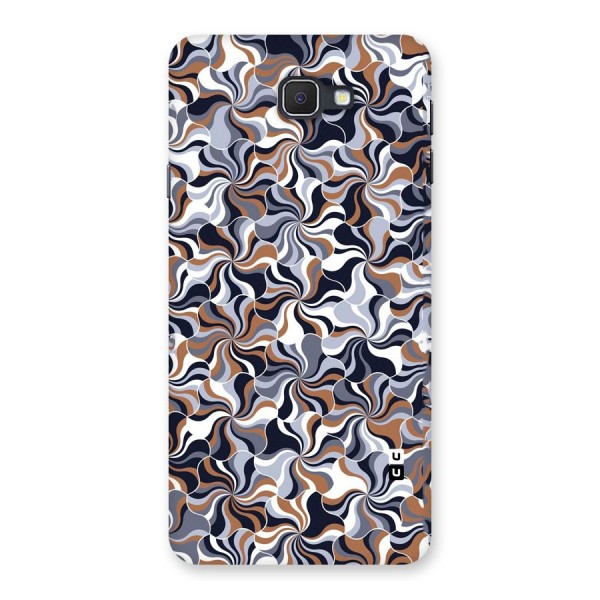 Multicolor Swirls Back Case for Galaxy On7 2016